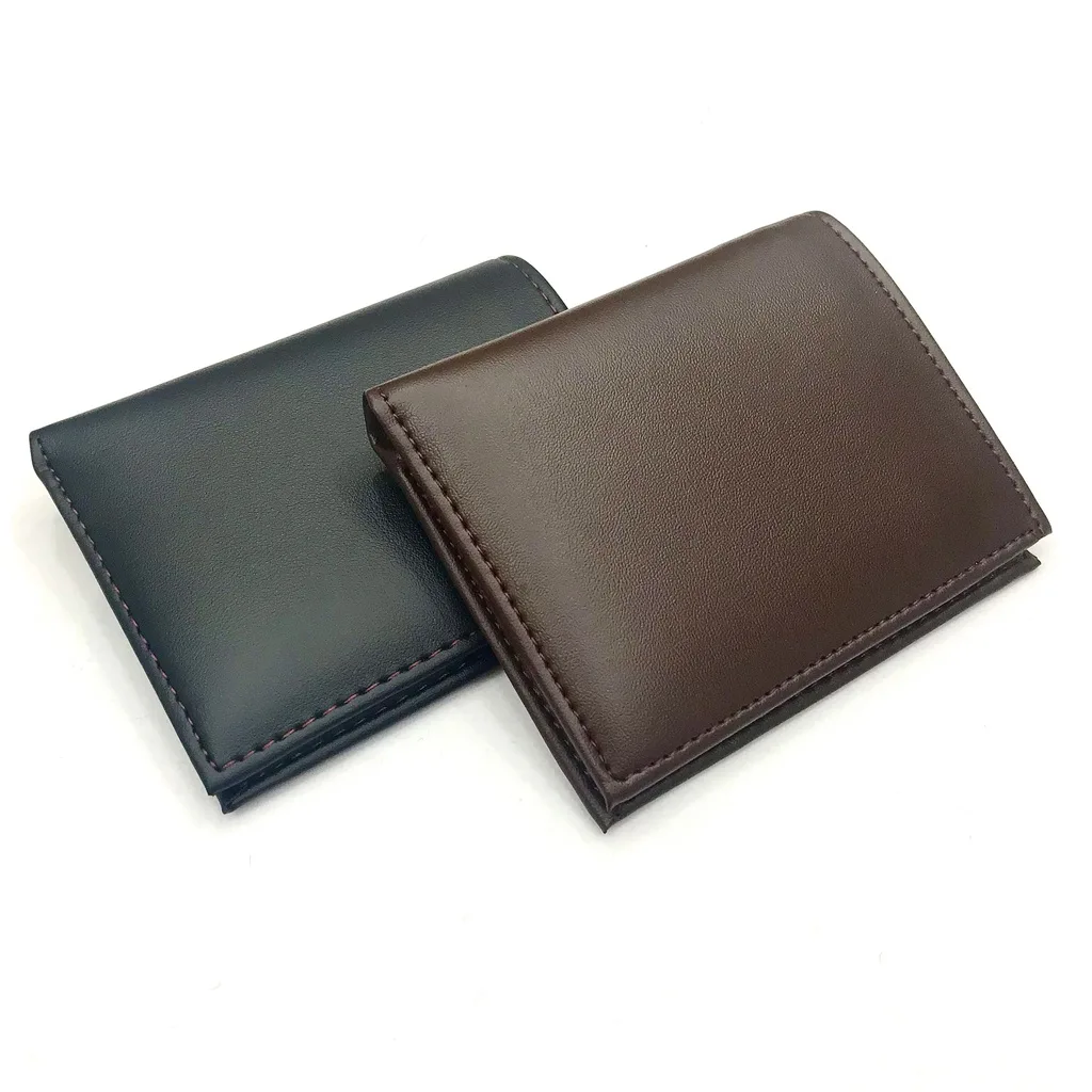 Dual-Tone Modern Leather Wallet